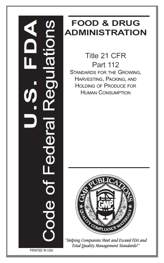 21 CFR 112 Guidance for Industry