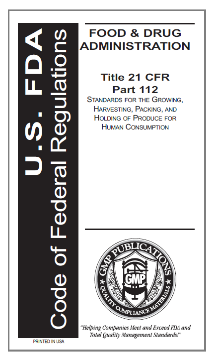 21 CFR Part 112 Produce