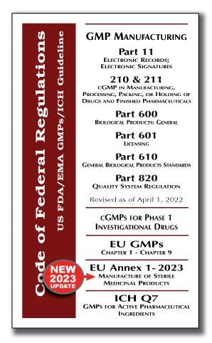 GMP Manufacturing Handbook