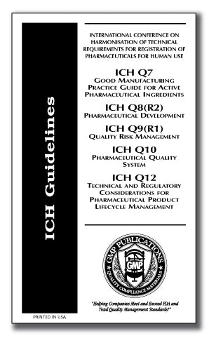 ICH Q7, ICH Q8(R2), ICH Q9(R1), ICH Q10 and ICH Q12 Combination
