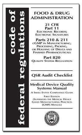 Medical Device Quality Systems Manual with 11, 210/211, 820 and QMSR Audit Checklist