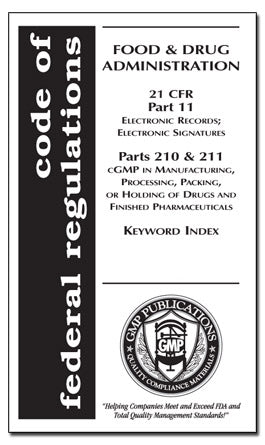 21 CFR 11, 210/211 with Keyword Index