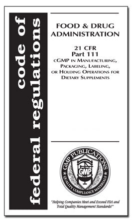 21 CFR Part 111 Dietary Supplements