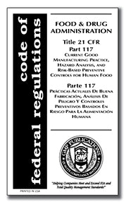 21 CFR 117 - GMPs for Human Food - ENGLISH/SPANISH