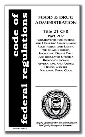 21 CFR Part 207 Registration
