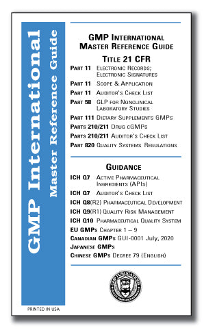 GMP International Master Reference
