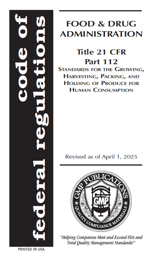 21 CFR Part 112 Produce