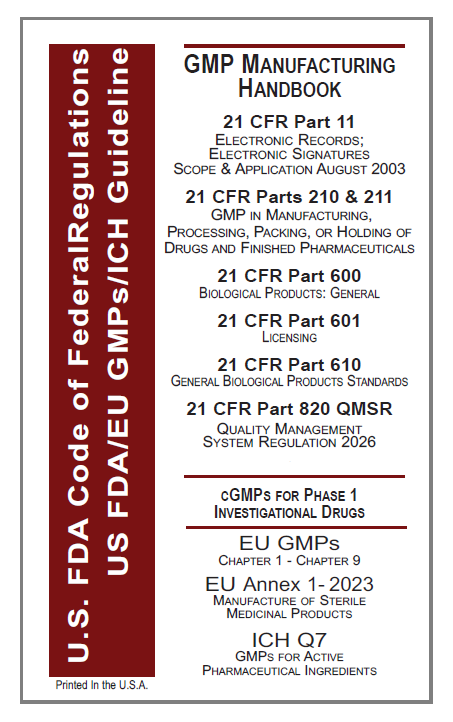 GMP Manufacturing Handbook