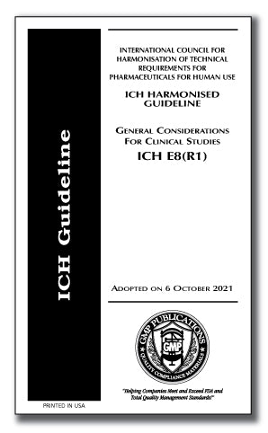 ICH E8 - General Considerations for Clinical Studies