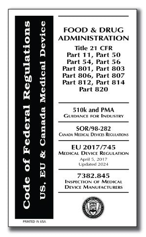 US, EU and Canadian Medical Device Combination